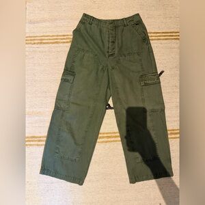 Green cargos size 6